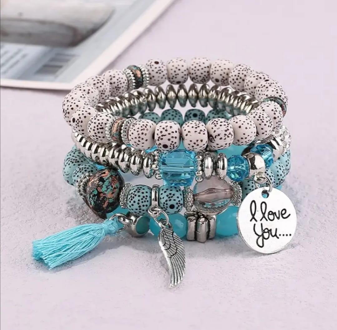BOHEMIAN TRENDY GEOMETRIC BEAD BRACELET