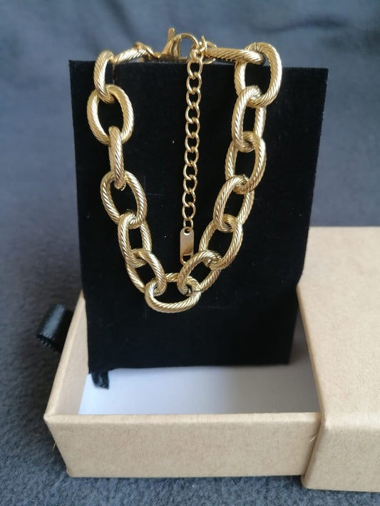 18K Gold Plated Stainless Steel Bracelet