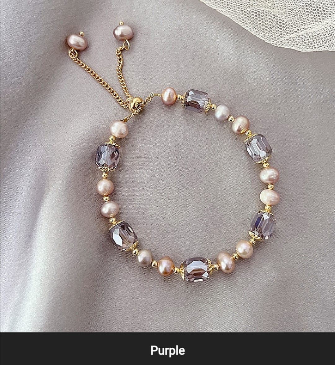 CRYSTAL ADJUSTABLE BRACELET