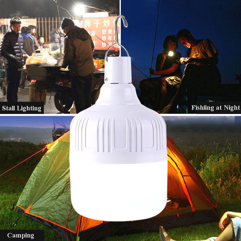 USB - Solar Outdoor Lighting Bulb