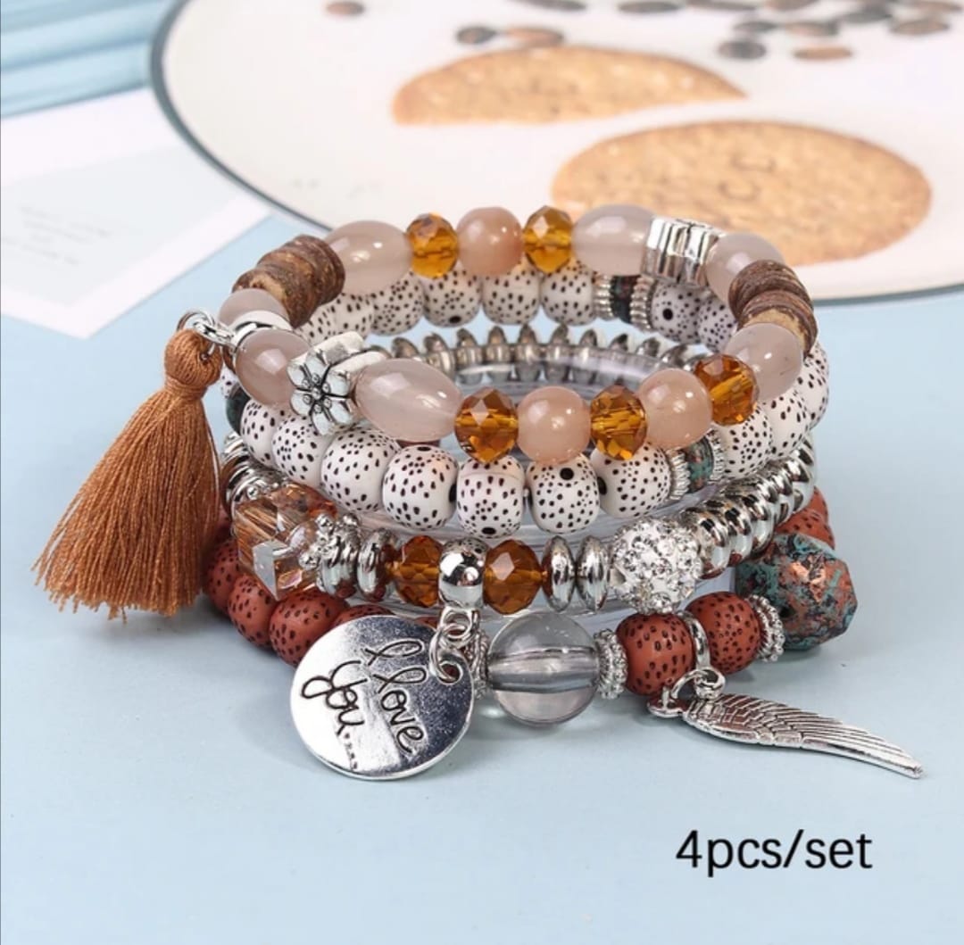 BOHEMIAN TRENDY GEOMETRIC BEAD BRACELET