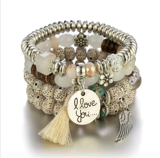 BOHEMIAN TRENDY GEOMETRIC BEAD BRACELET