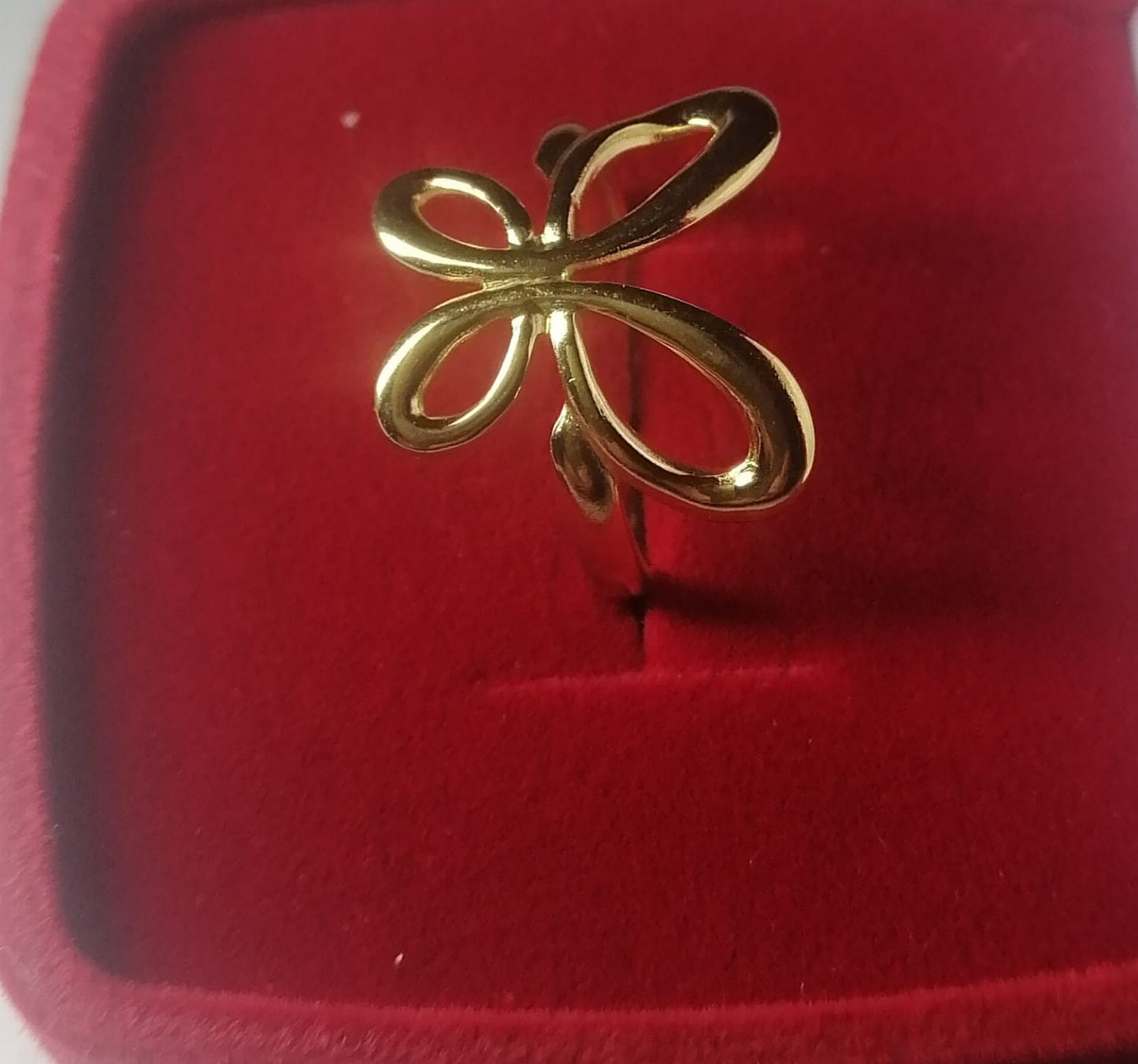 BUTTERFLY STAINLESS STEEL RING