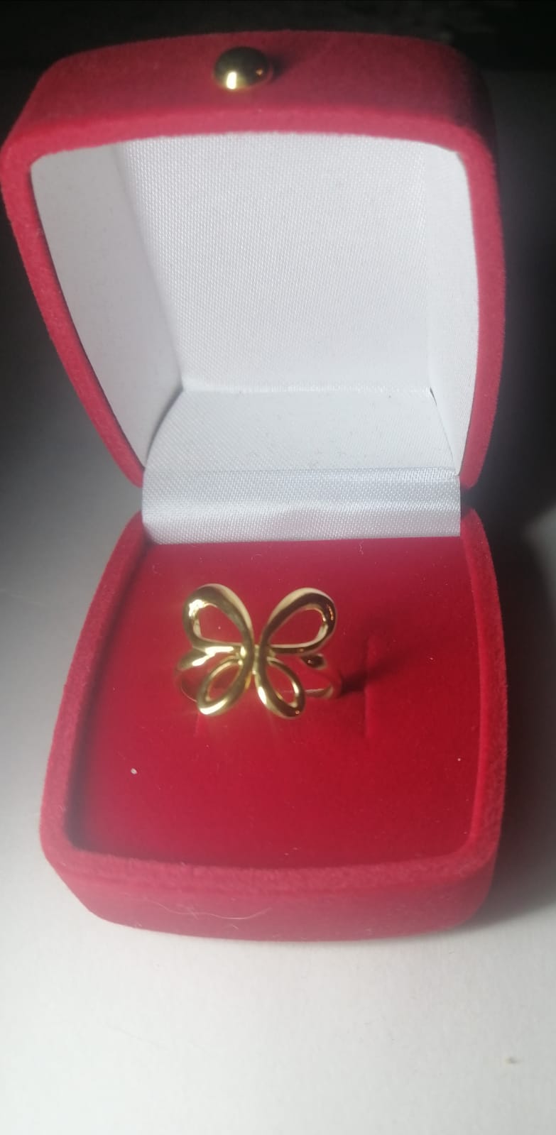 BUTTERFLY STAINLESS STEEL RING