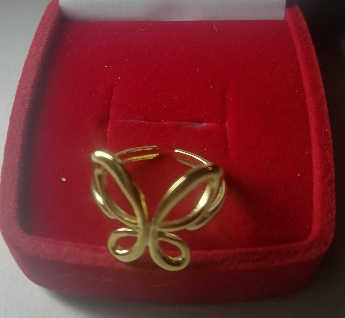 BUTTERFLY STAINLESS STEEL RING