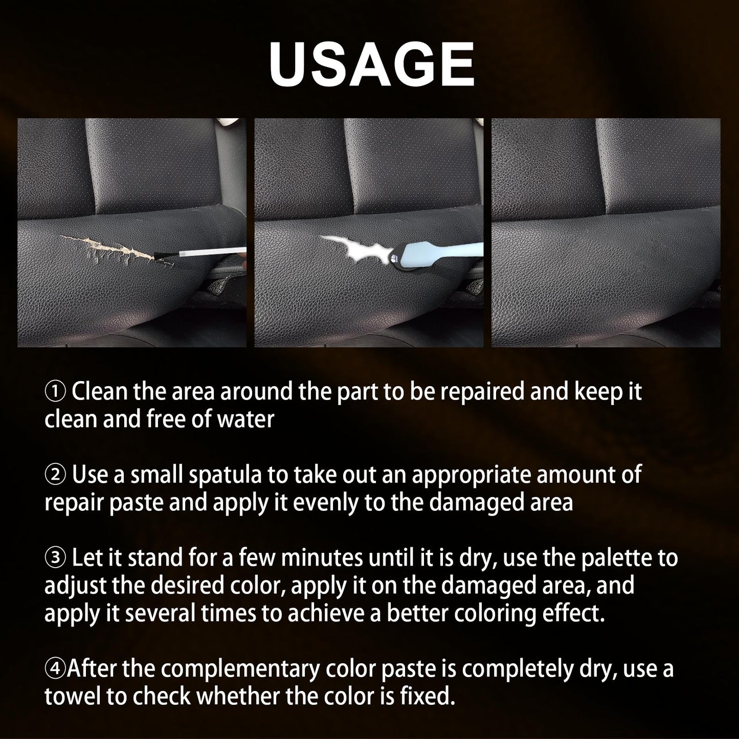 Cracked Filler Leather Repair Cream