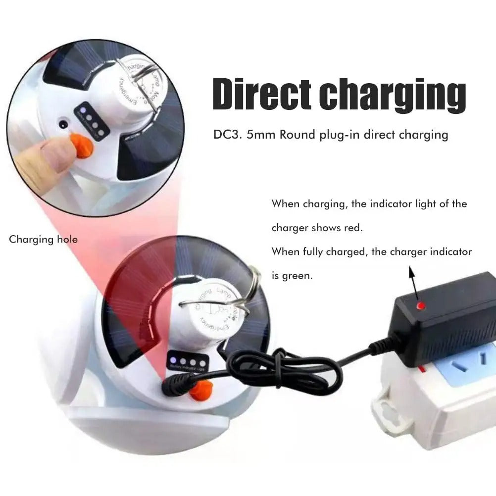 USB-Solar Rechargeable Lamp -Remote Control