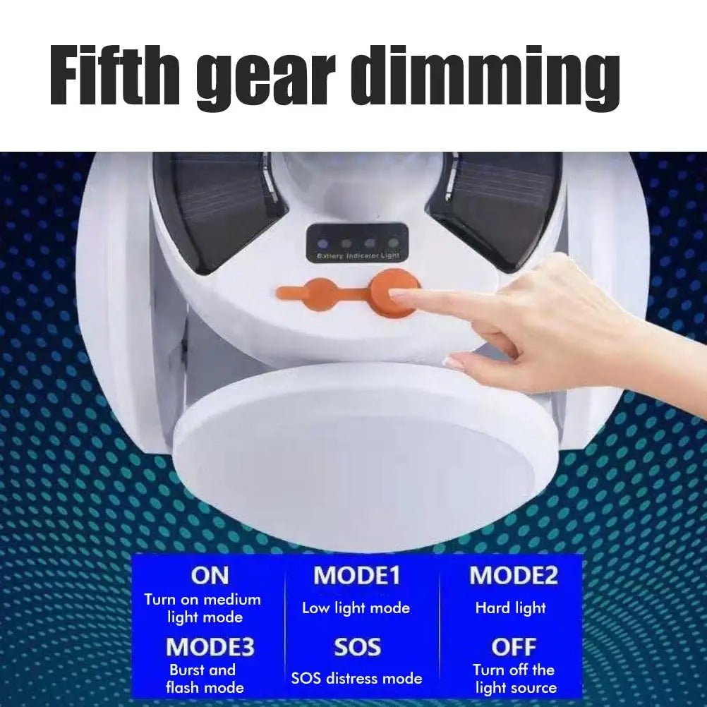 USB-Solar Rechargeable Lamp -Remote Control