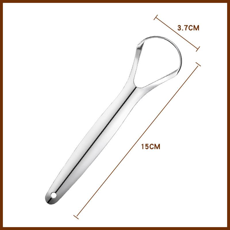 Stainless Steel Double Layer Tongue Scraper